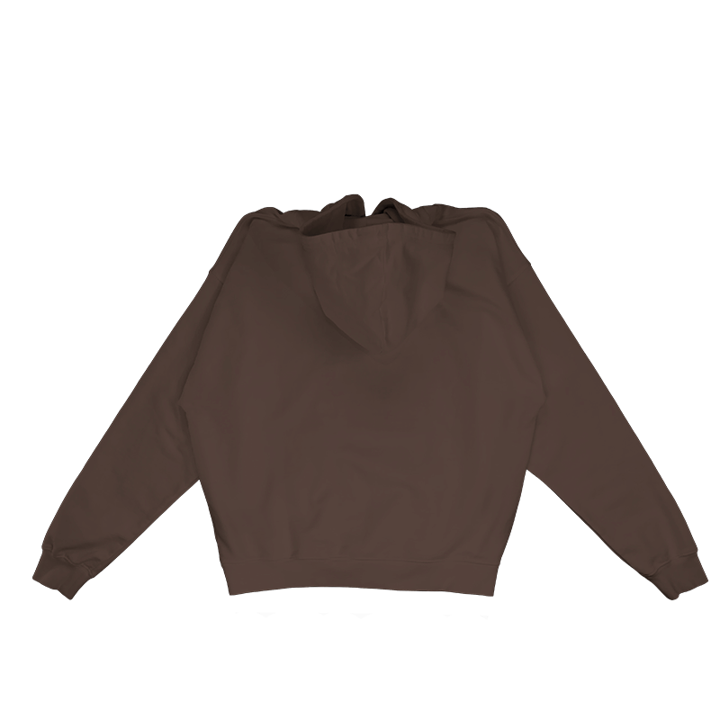 PREMIUM HEAVYWEIGHT HOODIE - Chocolate / 500G gr