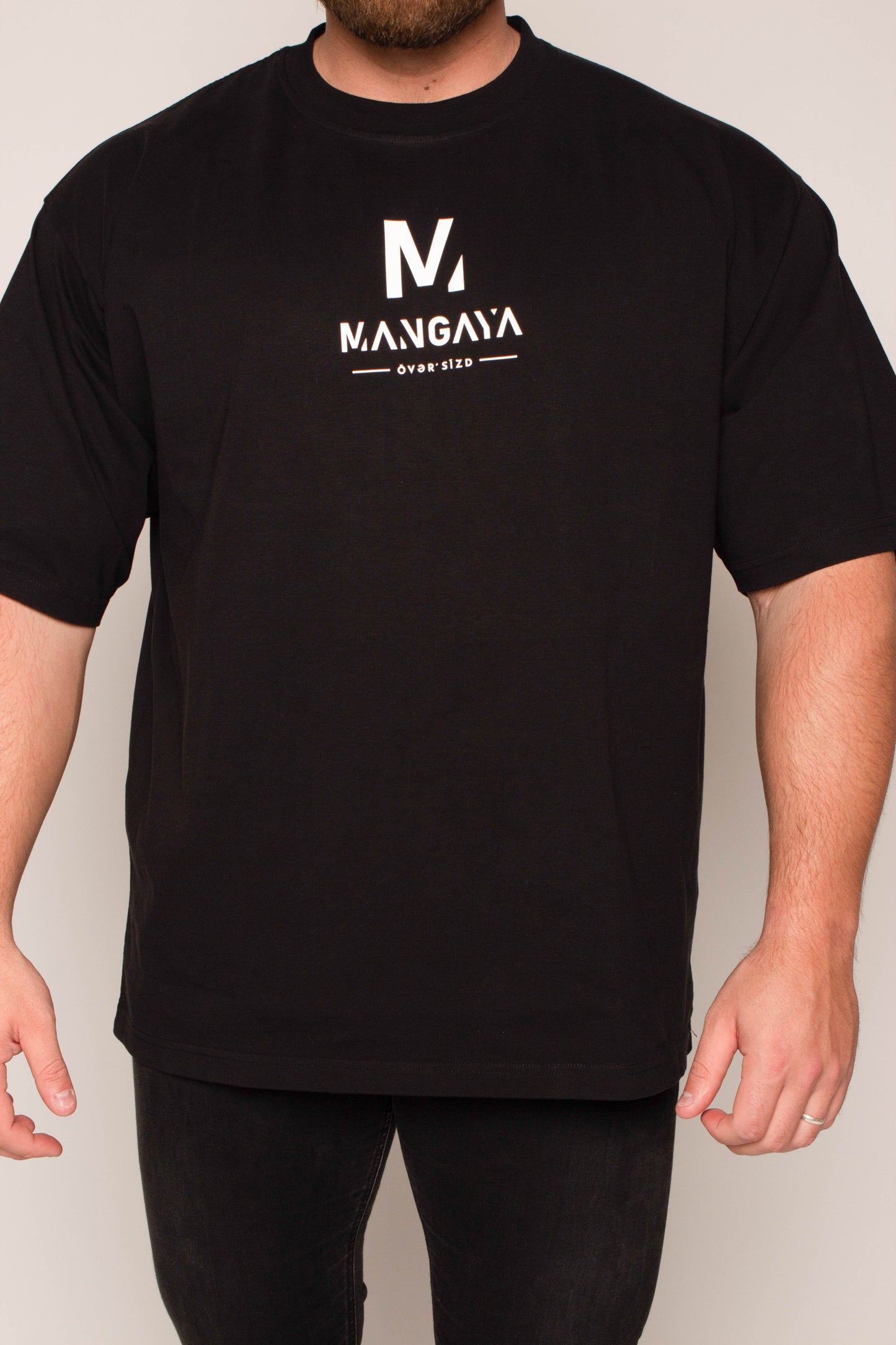 T-shirt Oversized Premuim - Noir - 240 g/m2