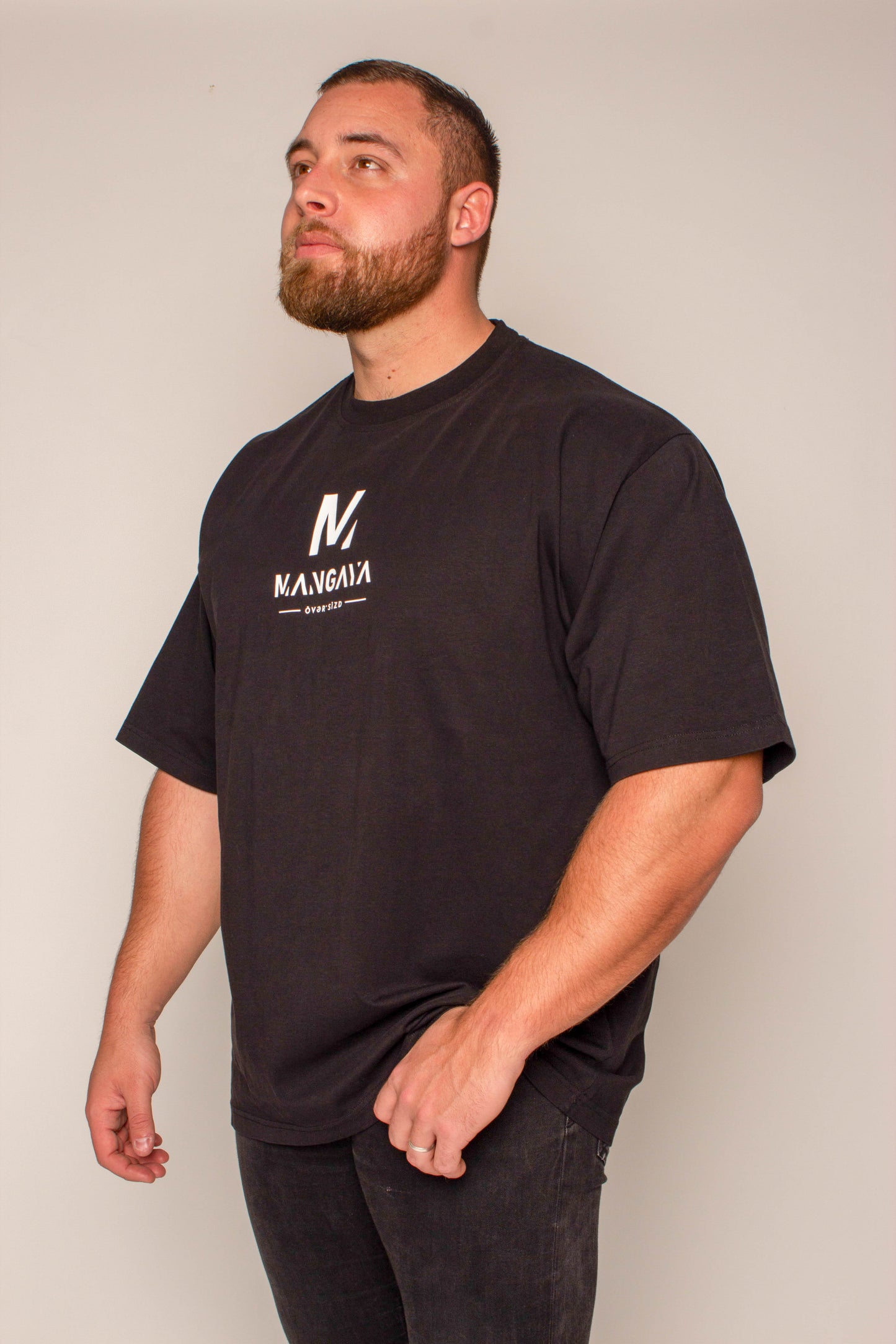 T-shirt Oversized Premuim - Noir - 240 g/m2