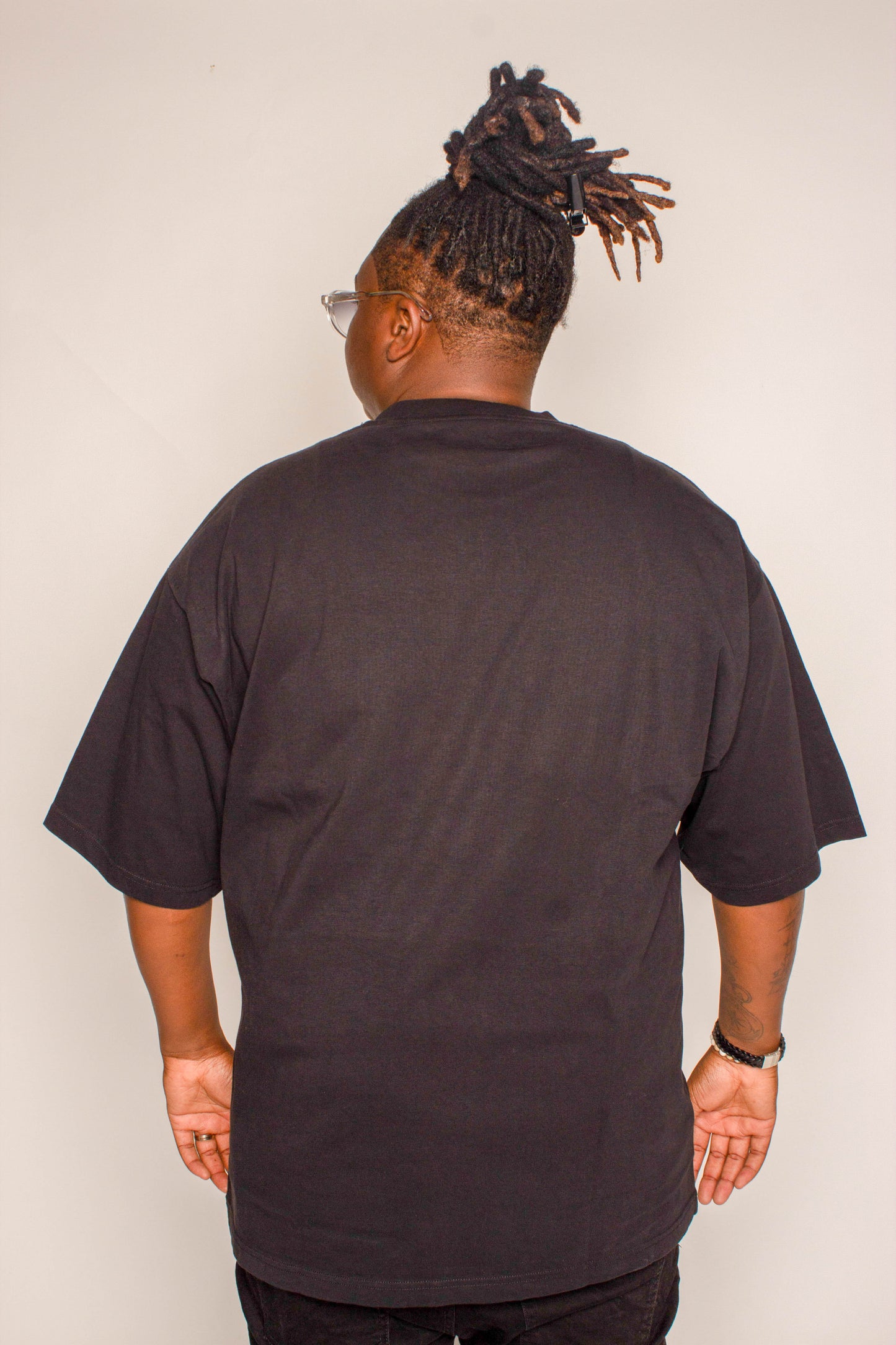 T-shirt Oversized Premuim - Noir - 240 g/m2