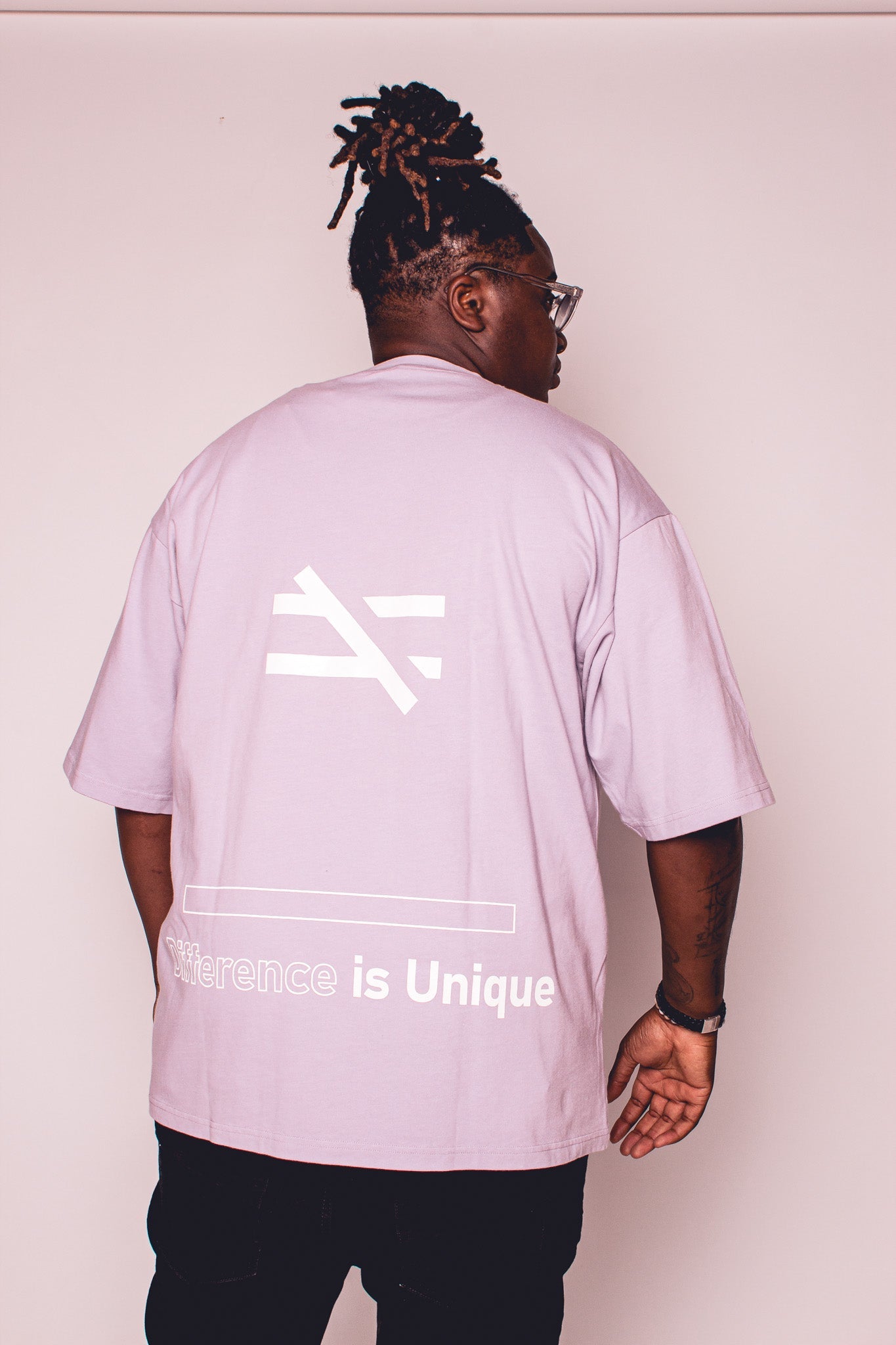 T-shirt - Difference is unique - Lilas - 240 g/m2