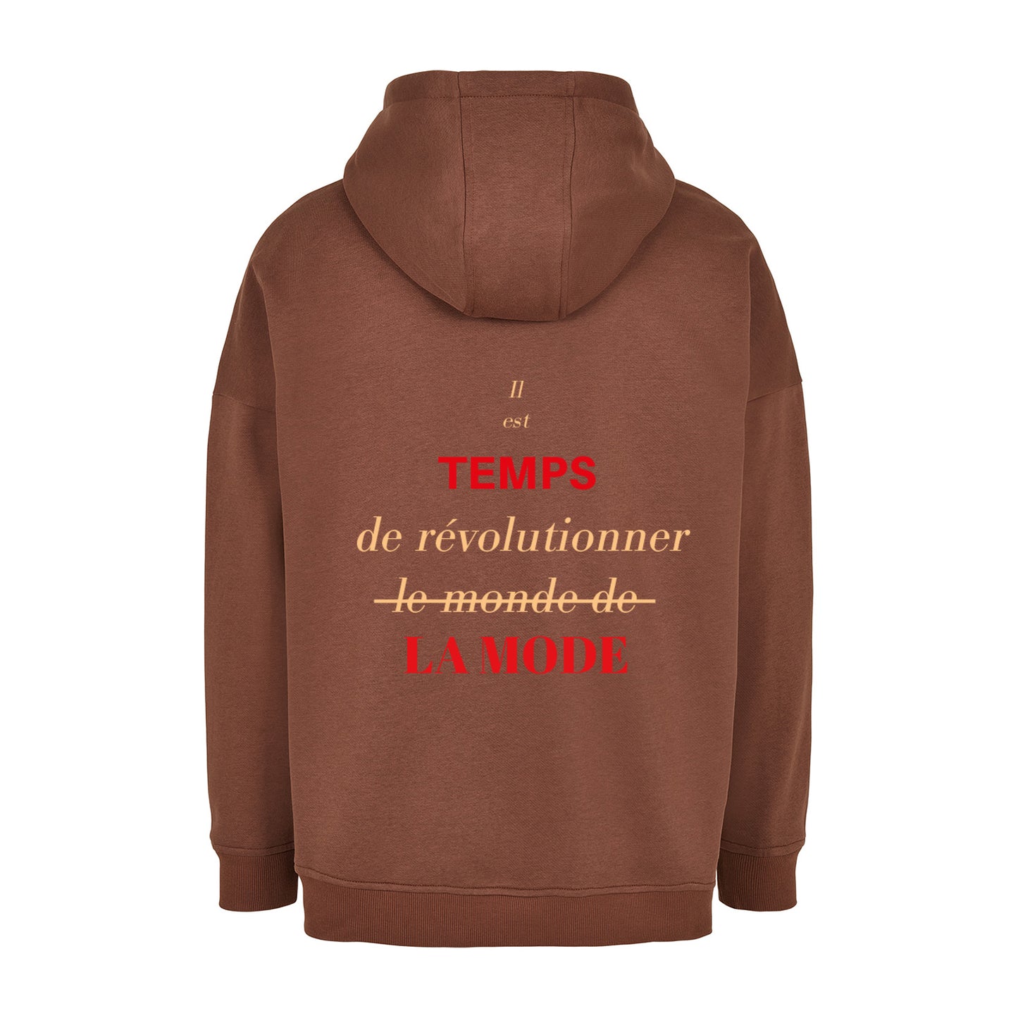 Hoody Oversize long - Bark - 300 g/m2