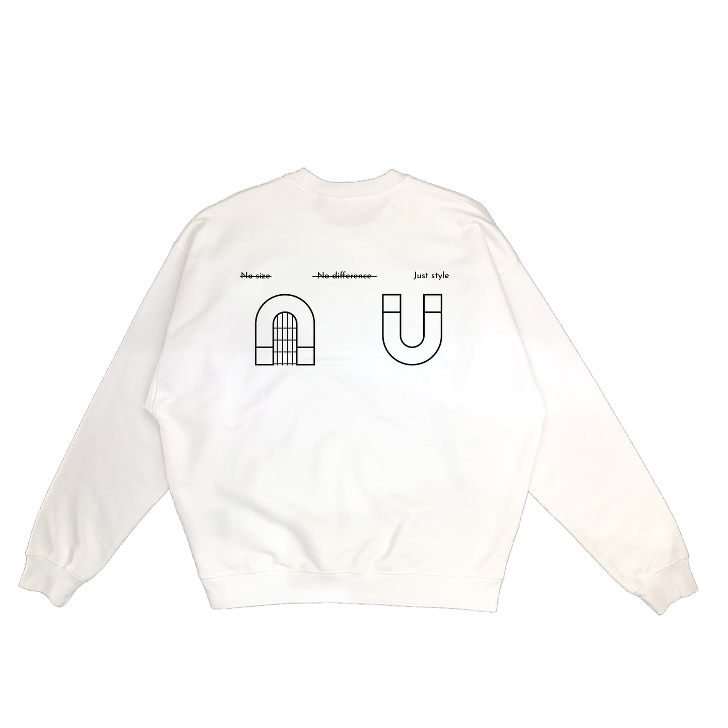 CREWNECK LUXURY - blanc