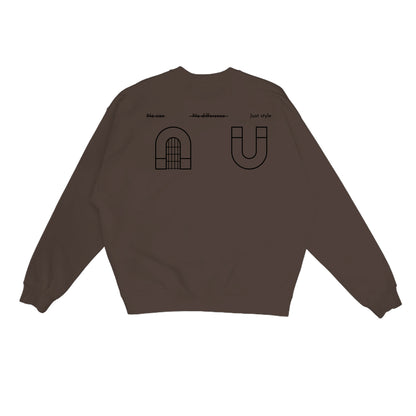 CREWNECK LUXURY - Chocolat