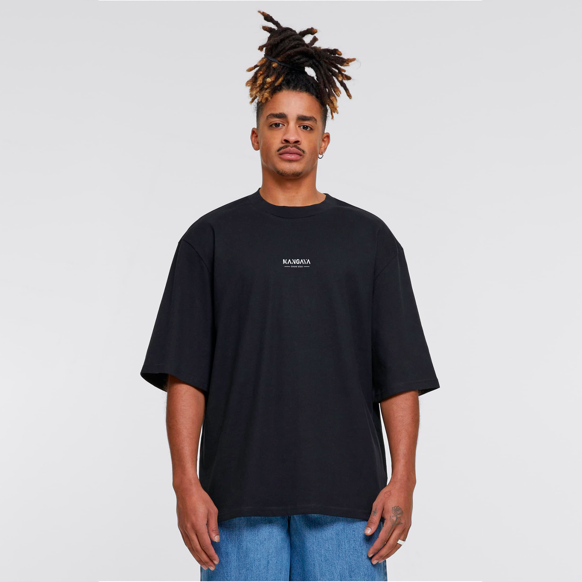 DESIGN - T-shirt oversize coupe carrée à inscription Tokyo - Noir DESIGN - T-shirt oversize coupe carrée à inscription Tokyo - Noir
