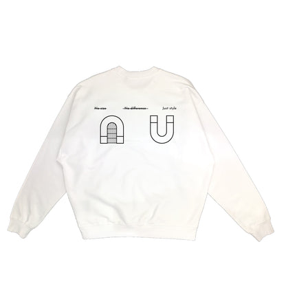 CREWNECK LUXURY - blanc