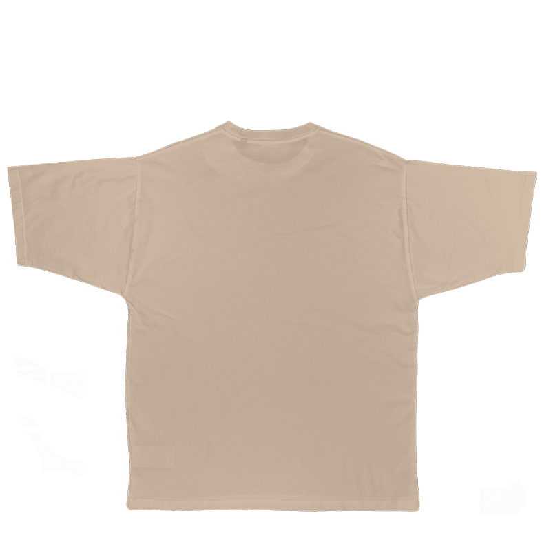 T-shirt Oversized Premuim - Sweet Beige - 240 g/m2