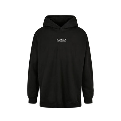 Hoody Oversize long  - Noir - 300 g/m2