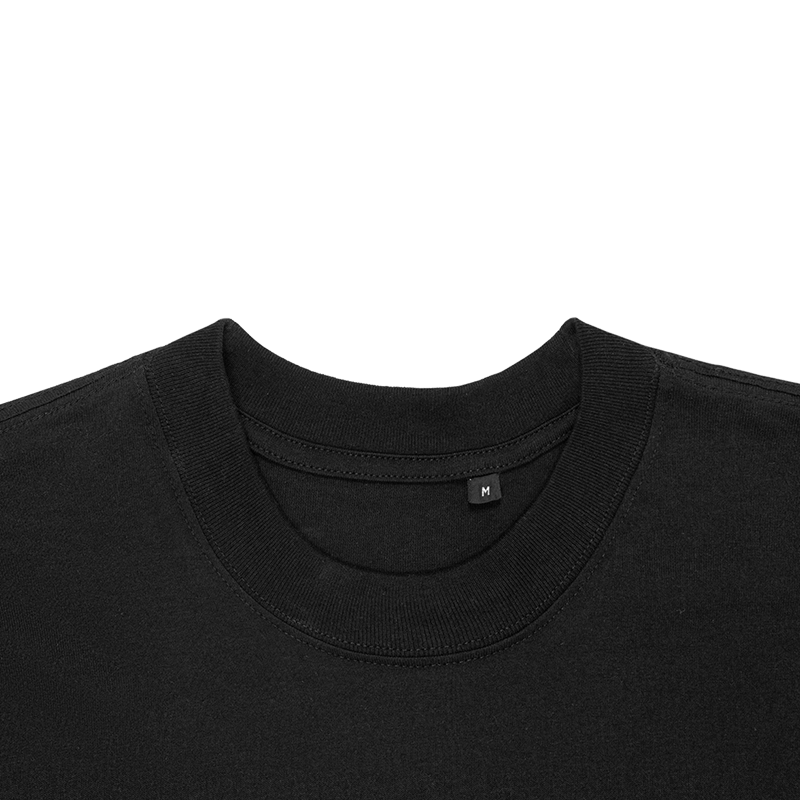 T-shirt Oversize fit - Premium - Noir - 180g/m2