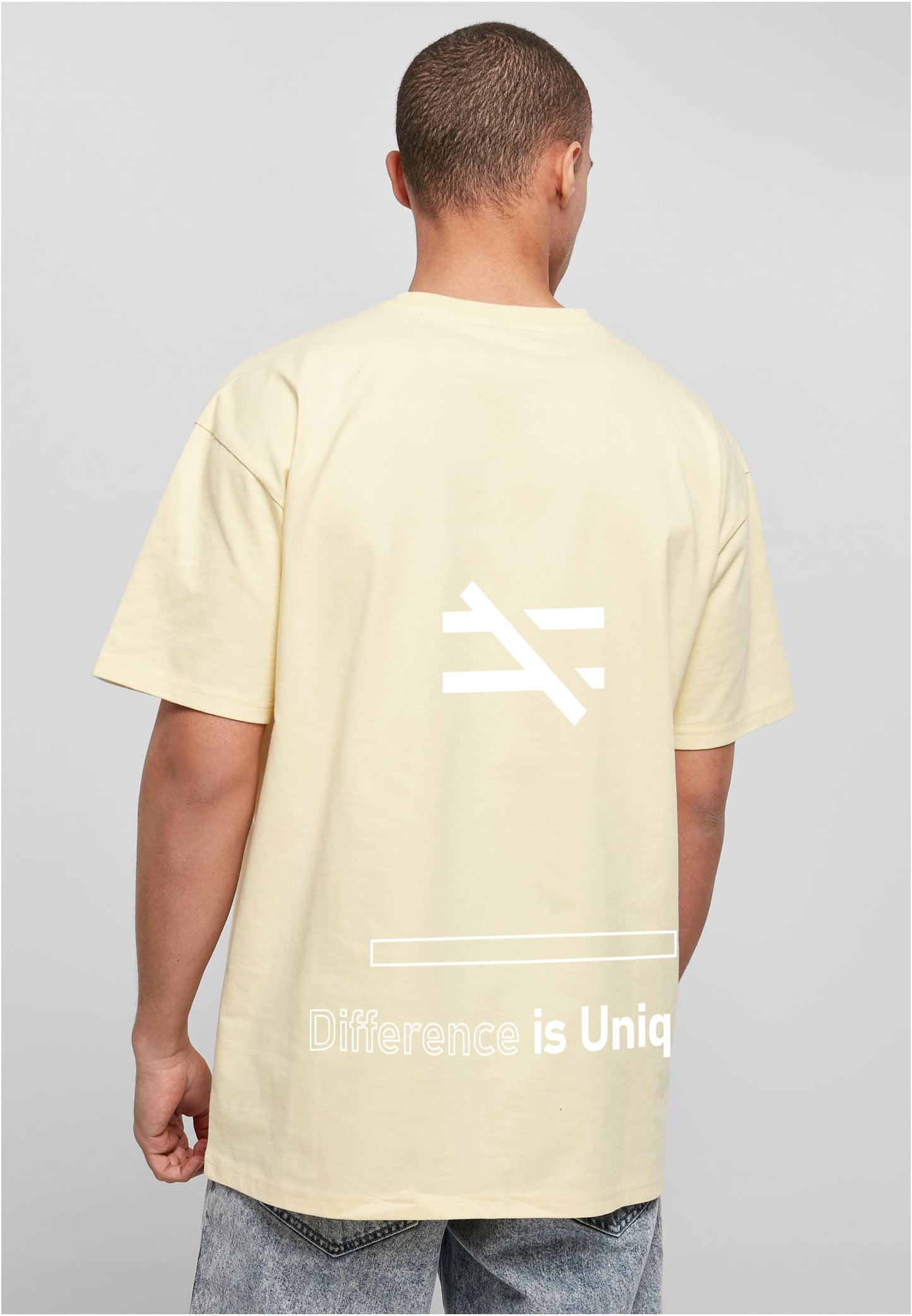 Tee-shirt - Difference is Unique - Jaune doux