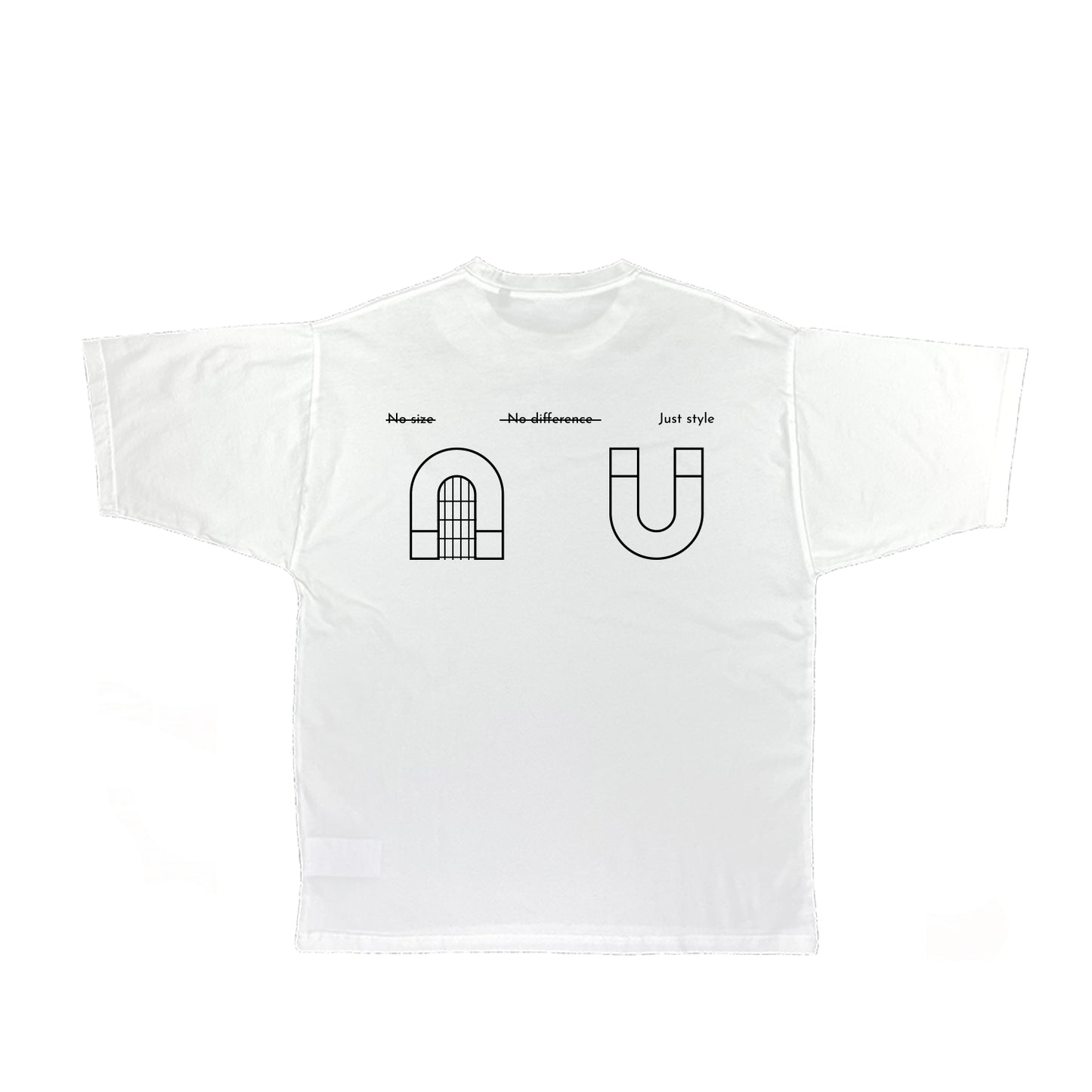 Tee-shirt luxury Oversize - blanc optique