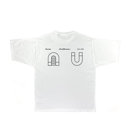 Tee-shirt luxury Oversize - blanc optique